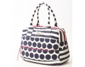 Punto & Linea Navy Boston Bag