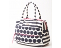 Punto & Linea Navy Boston Bag