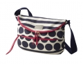 Punto & Linea Navy Shoulder Bag